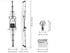 AirCanoe Foldable Kayak 3.9 8 AirCanoe Foldable Kayak 3.9 -Watersporten Winkel aircanoe foldable kayak 3 9 white white 2 1