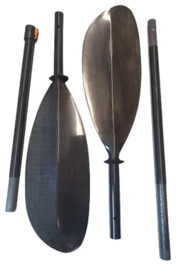 AirCanoe Full Carbon Kayak Paddle 4 Parts 220-230 Cm