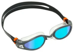 Aqua Sphere Kaiman EXO Blue Titanium Mirrored Lens Grey/Clear