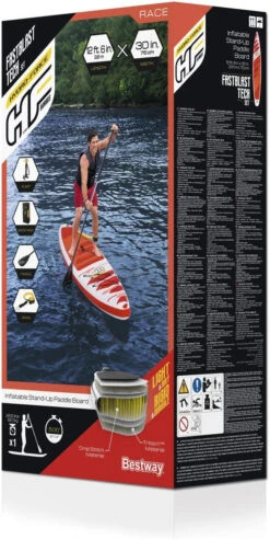 Bestway Hydro-Force Fastblast 12'6 Tech Set Red -Watersporten Winkel bestway hydro force fastblast 12 6 tech set red 4