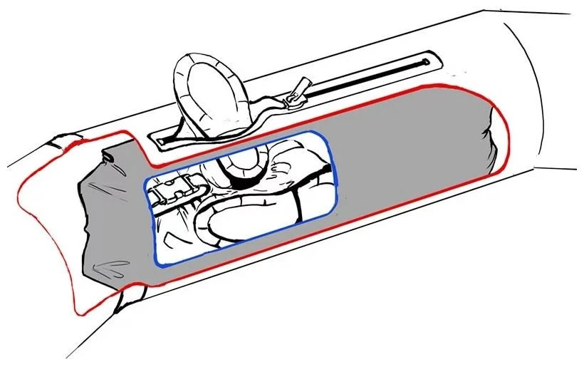 Nortik TrekRaft Expedition Met Afdekzeil Packraft Yellow-Black 6 Nortik TrekRaft Expedition Met Afdekzeil Packraft Yellow-Black - Afbeelding 4