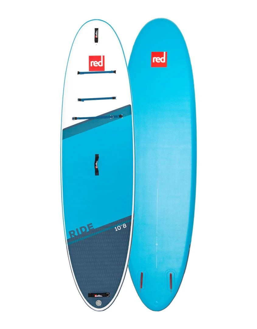 Red Paddle Co. Red Paddle Co 10'8 Ride MSL Inflatable SUP + Cruiser Tough Paddle White-Blue-Dark Blue 4 Red Paddle Co. Red Paddle Co 10'8 Ride MSL Inflatable SUP + Cruiser Tough Paddle White-Blue-Dark Blue - Afbeelding 2