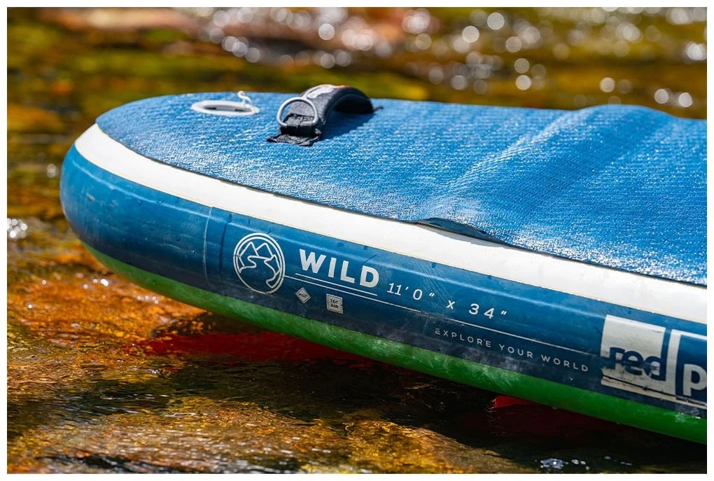 Red Paddle Co. Red Paddle Co 11'0 Wild MSL Inflatable SUP White-Teal-Dark Blue 8 Red Paddle Co. Red Paddle Co 11'0 Wild MSL Inflatable SUP White-Teal-Dark Blue - Afbeelding 6