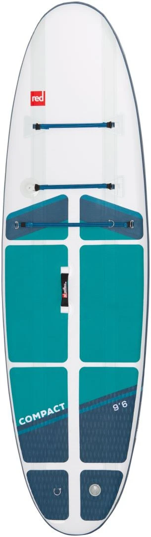 Red Paddle Co. Red Paddle Co 9'6 Compact MSL Inflatable SUP White-Teal-Dark Blue 5 Red Paddle Co. Red Paddle Co 9'6 Compact MSL Inflatable SUP White-Teal-Dark Blue - Afbeelding 3