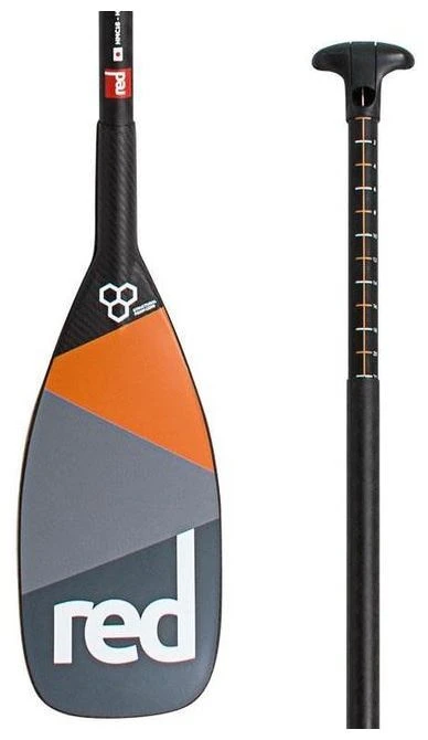 Red Paddle Co. Red Paddle Co Ultimate Leverlock 3 Piece Adjustable SUP Paddle Black-Orange 3 Red Paddle Co. Red Paddle Co Ultimate Leverlock 3 Piece Adjustable SUP Paddle Black-Orange