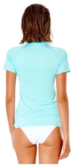 Rip Curl Golden Rays Short Sleeve UV Tee Women's -Watersporten Winkel rip curl golden rays s sl uv light aqua 10 m light aqua 1