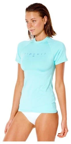 Rip Curl Golden Rays Short Sleeve UV Tee Women's -Watersporten Winkel rip curl golden rays s sl uv light aqua 10 m light aqua 2