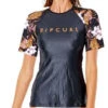 Rip Curl Playabella Relaxed Short Sleeve 1 Rip Curl Playabella Relaxed Short Sleeve -Watersporten Winkel rip curl playabella relaxed short sleeve black gold 0 1
