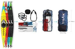 Trak 2.0 Kayak -Watersporten Winkel trak 2 0 kayak bright green on black deck bright green on black deck 1